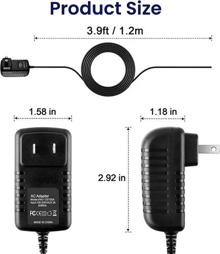 Miniatura 4 de Adaptador global de 12 V AC/DC para cámara de primera alerta Modelo: 600C 600 TVL 600TVL CMOS Cable de cámara a color a través del montaje 12VDC