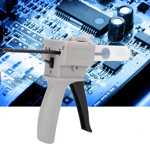Miniatura 2 de Pistola dispensadora de pegamento, pistola de pegamento manual de 30ml con dispensador manual de plástico, herramienta de tubo único para presionar
