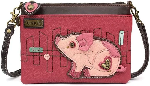 Miniatura 18 de CHALA Mini bandolera/bolso con correa convertible elegante, compacto, versátil