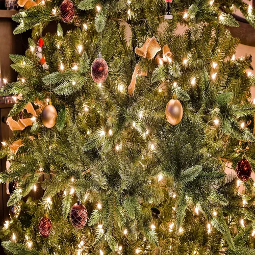 Miniatura 2 de Luces de Navidad - Tiras de luces operadas con batería de 50 luces LED, mini luces con temporizador automático y 8 modos de iluminación para corona