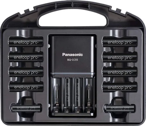 Miniatura 4 de Panasonic K-KJ55KHC86A Eneloop pro - Baterías recargables de alta capacidad 8AA, 6AAA y Panasonic BK-4HCCA12FA pro AAA de alta capacidad Ni-MH