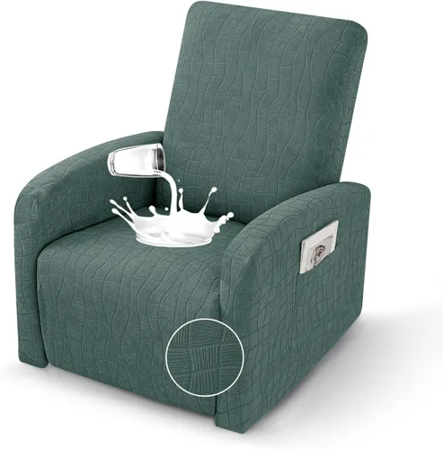 Miniatura 31 de MAXIJIN Fundas impermeables para sillas reclinables pequeñas de 3 piezas, fundas reclinables que se mantienen en su lugar, fundas reclinables Lazy