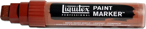 Miniatura 29 de Rotuladores de pintura Liquitex Professional, de punta ancha, Verde fosforescente, 8mm Verde fluorescente