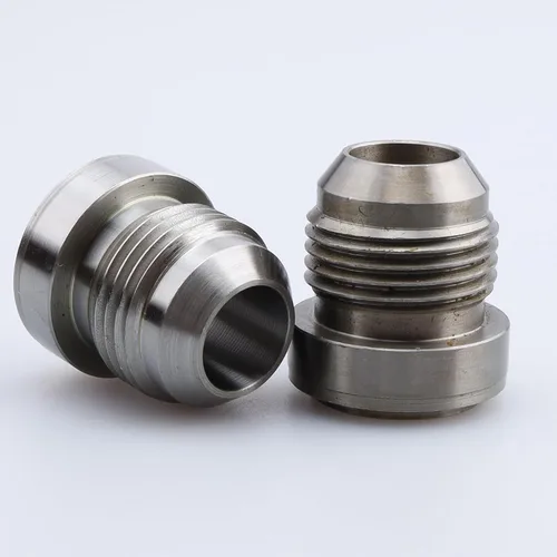 Miniatura 5 de AC PERFORMANCE -4 AN Macho de soldadura en Bung Fitting Steel, Pack de 2 Weldable Fuel Tank Fitting