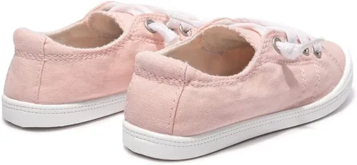 Miniatura 4 de Zapatos deportivos de lona para niños y niñas, zapatos de moda casuales de caña baja, cómodos zapatos para caminar con cordones