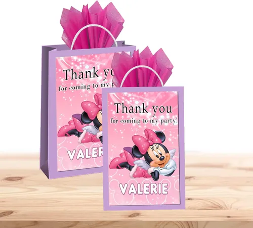 Miniatura 8 de Bocadillos de fiesta rosa ratón, recuerdos y decoraciones (botella de burbujas de 4 onzas - ct.)