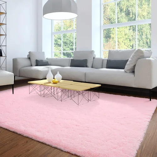Miniatura 126 de Merelax Alfombra Moderna Suave y Esponjosa Shaggy para Dormitorio Sala de Estar Decoración de Sillas Pequeñas Alfombras Tapetes para Pies Piso, Verde