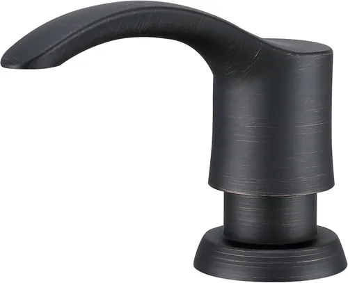 Miniatura 15 de Dispensador de Jabón para Fregadero de Cocina GAGALIFE con Botella Grande (Níquel Cepillado), Dispensador de Jabón Integrado para Fregadero