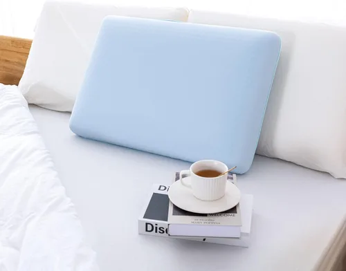 Miniatura 7 de EGOHOME Almohada de espuma viscoelástica de gel refrescante, funda de enfriamiento reversible, soporte para el cuello para dormir de lado, espalda