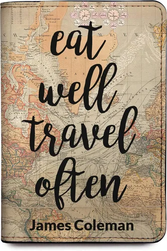 Miniatura 89 de Wanderlust - Soporte para pasaporte de cuero para mujer