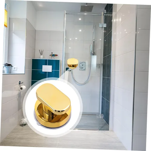 Miniatura 2 de Housoutil Barra de agarre de seguridad con mango de ventosa, barra de agarre para baño, soporte de pared resistente para baño de 3 piezas