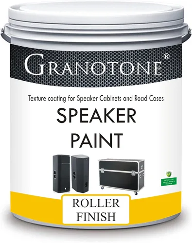Miniatura 9 de GRANOTONE Pintura para Altavoces Negra 1 Galón Recubrimiento Texturizado para Gabinetes de Altavoces, Estuches para Transporte, Metal y Muebles