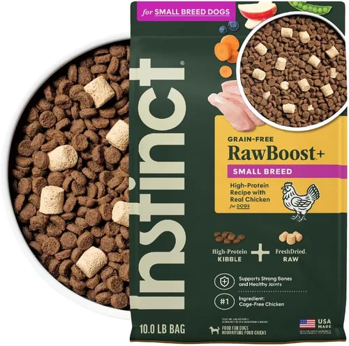 Miniatura 12 de Instinct Raw Boost Raza Pequeña, Alimento Seco Natural para Perros con Trozos Liofilizados, Alta Proteína, Receta Sin Granos - Carne de Res Real