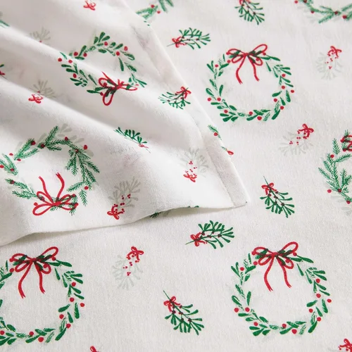 Miniatura 6 de Martha Stewart - Sábanas de franela de tamaño completo, algodón antibolitas y resistente a las arrugas, suaves al tacto para comodidad en todas