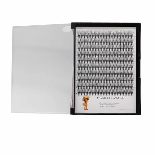 Miniatura 7 de BODERMINCER Extensiones de pestañas postizas individuales mixtas 20D de 0.313-0.78 pulgadas para elegir 0.35-0.47-0.79 pulgadas, mezcla de pestañas