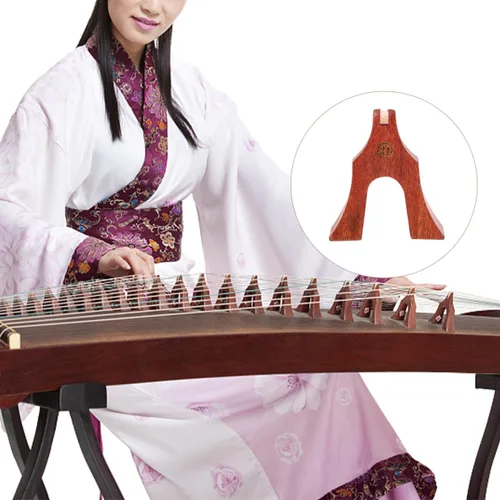 Miniatura 2 de ARTIBETTER Guzheng Bridges - Pilares de apoyo de madera natural Guzheng para accesorios de repuesto de instrumentos de cuerda, 2.36 x 2.04 x 0.86