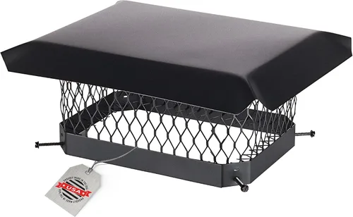 Miniatura 14 de HY-GUARD HGSS99 - Cubierta de chimenea de acero inoxidable con perno de combustión, tamaño de malla 3/4 pulgadas, se adapta al exterior de baldosas