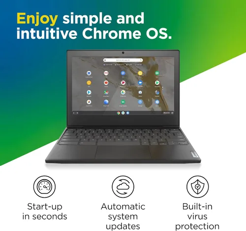 Miniatura 4 de Lenovo IdeaPad 3 11 Chromebook - Laptop de 11.6 pulgadas, pantalla HD de 11.6 pulgadas (1366 x 768), procesador Intel Celeron N4020, 4GB RAM LPDDR4