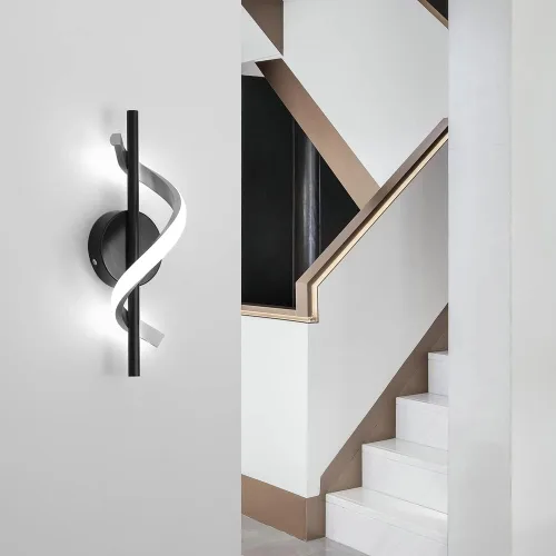 Miniatura 2 de Apliques de pared modernos, lámparas de pared de 9 W, lámparas de pared LED de aluminio para dormitorio, sala de estar, pasillo, hotel