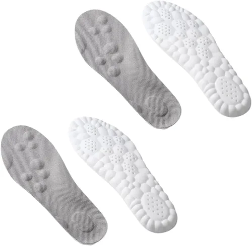 Plantillas Masajeadoras para tartas, 2026 Confort Transpirable Plantilla Transpirable y Amortiguador Mejora la Postura para Mujer (Gris* 2, Hombres