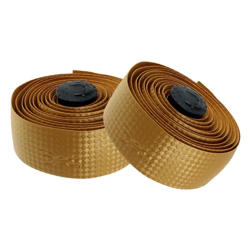 Miniatura 2 de Deda Elementi Cinta para manillar de bicicleta Karbon Bar Deda Carbon Effect para hombre, oro olímpico, talla única, DEDATAPEORO