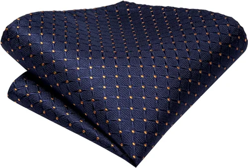 Miniatura 170 de Dubulle Corbata tejida de cachemira para hombre y gemelos de pañuelo para hombre, conjunto de gemelos para boda formal y negocios