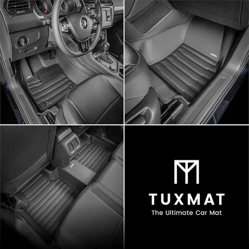 Miniatura 2 de TuxMat - Para los modelos Volkswagen Tiguan 2018-2023 - Alfombrillas personalizadas para automóvil, cobertura máxima, para todo clima, medida