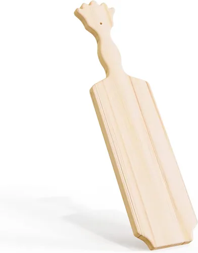 Miniatura 10 de BATTIFE Palas de hermandad griega de 15 pulgadas, paleta de fraternidad de madera maciza, paleta de madera de pino sin terminar para tallar y usar