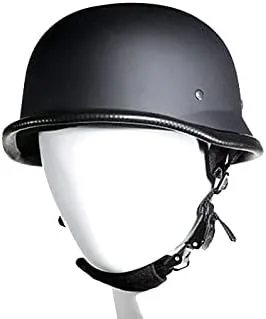 Miniatura 3 de Gorra alemana novedosa con diseño de calavera gorra básica plana negra alemana con correa ajustable para la barbilla