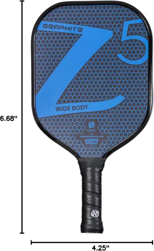 Miniatura 8 de ONIX Graphite Z5 Pickleball Paddle & Pure 2 bolas de pickleball para exteriores (paquete de 6) específicamente diseñadas y optimizadas