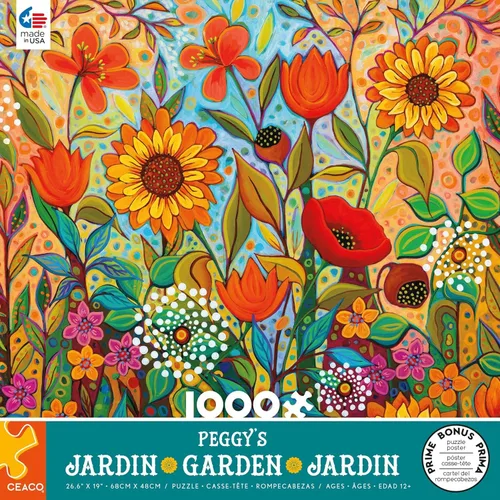 Miniatura 3 de Ceaco - Peggy's Garden - Joy in the Morning - Rompecabezas de 1000 piezas