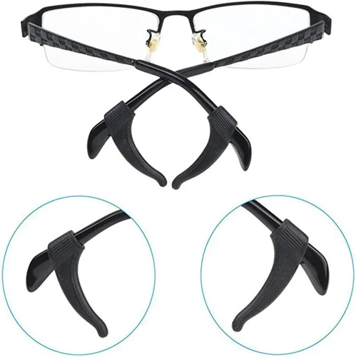 Miniatura 2 de MOLDERP Soporte para gafas con agarre para la oreja - 15 pares para niños y adultos, soporte deportivo para lentes, retenedor de gafas, soporte