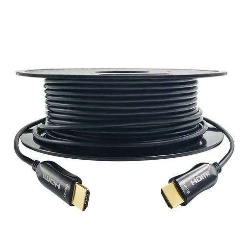Miniatura 3 de Cable HDMI 4K HDR de 3 a 300 pies /.914 a 91.44 metros, 144 Hz de alta velocidad Ultra HD, HDMI 2.0 18 Gbps, Fiber Optic HDMI Cable HDMI Negro