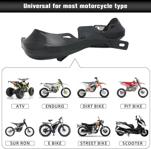 Miniatura 2 de JFG RACING Guardamanos para motocross, manillar de 7/8 pulgadas y 1 1/8 pulgadas, accesorios universales para CRF XR YZF XC KX 125 150 250 300 Ebike