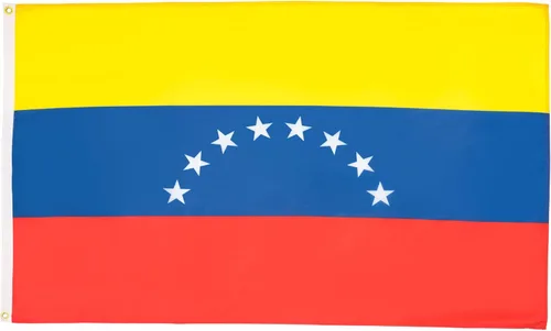 Miniatura 53 de AZ FLAG Juego de 5 banderas de Venezuela con parche – 35.4 x 23.6 in – Bandera Venezolana 7 estrellas 100% poliéster con ojales metálicos integrados