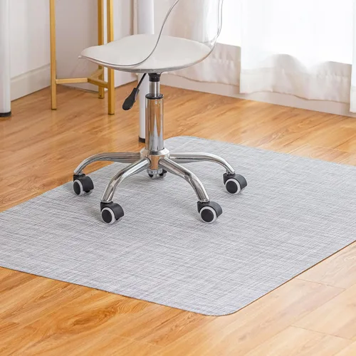 Miniatura 12 de Alfombrilla para silla de oficina para suelo de madera dura debajo del escritorio, alfombrilla para silla rodante de computadora para suelo