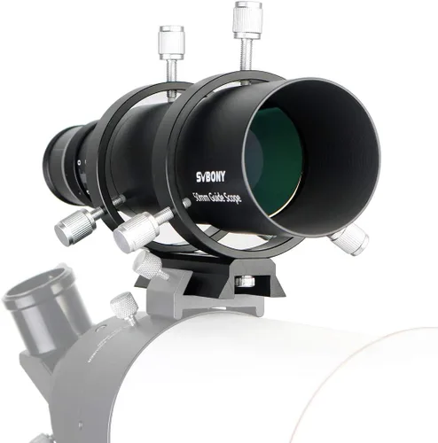 Miniatura 4 de SVBONY SV106 Alcance de guía con buscador de enfoque helicoidal y alcance de guía de uso múltiple para telescopio astronómico (50mm)