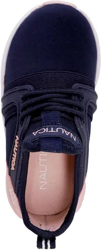 Miniatura 4 de Nautica Tenis de moda con cordones para niños, transpirables y atléticos, para correr, para niño y niña, (niño pequeñoniño)