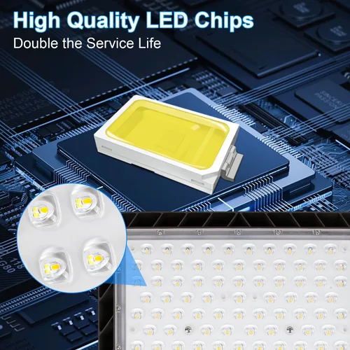 Miniatura 6 de ledmo 480W Luz LED de estacionamiento, luz LED de 5000K 72000LM súper brillante del atardecer al amanecer, luz de calle comercial al aire libre