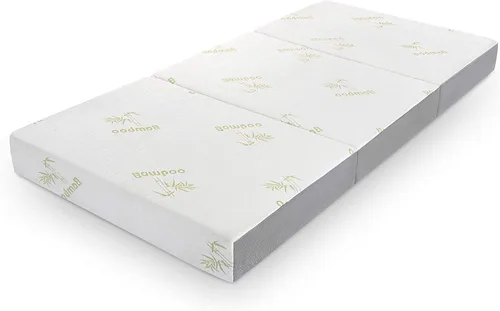 Miniatura 10 de Inofia Colchón plegable tamaño individual, colchón de espuma viscoelástica triple de 6 pulgadas con funda extraíble ultrasuave, parte inferior