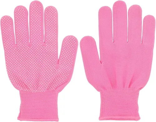 Miniatura 8 de Juvale Guantes de jardín para mujer, 6 pares (12 unidades), rosa, morado y azul, guantes de jardinería a prueba de espinas y resistentes a