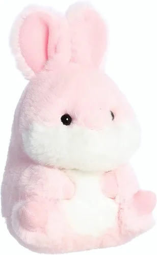 Miniatura 5 de Aurora Rolly Pets Bundle - Juego de conejitos de peluche de 5 pulgadas (rosa y lavanda)