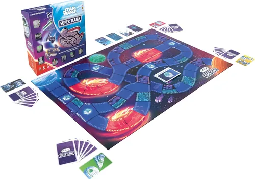 Miniatura 3 de Juego de mesa Star Wars Super Teams - Carrera de estrategia rápida a través de la galaxia, divertido para familias, niños y adultos, a partir de 7