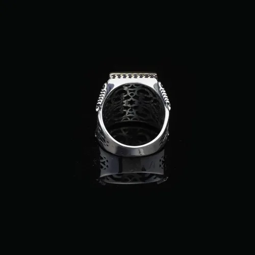 Miniatura 5 de Anillo de escala de plata, anillo hecho a mano para hombre, Anillo Libra hecho a mano para hombre, Anillo de abogado de plata, Anillo de plata