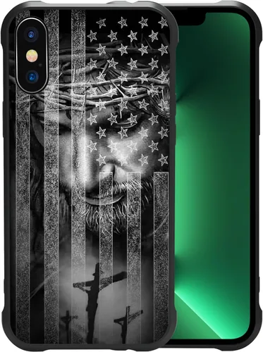 Miniatura 52 de Funda con diseño de ciervo y bandera estadounidense para iPhone 11 Pro Max - Funda protectora de poliuretano termoplástico resistente, antiarañazos