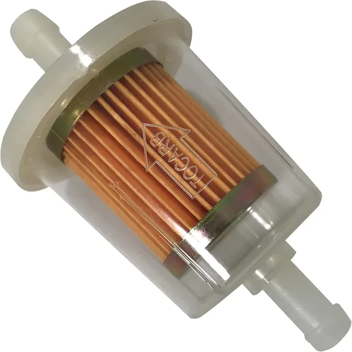 Paquete de 10 filtros de combustible universales de plástico transparente G15 de 3/8 pulgadas para la mayoría de vehículos de 54 a 83