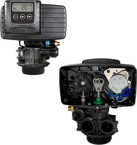 Miniatura 4 de AFWFilters 5600sxt Ablandador de agua de grano medido bajo demanda de 48,000 granos con tanque de salmuera, derivación y adaptadores de 1
