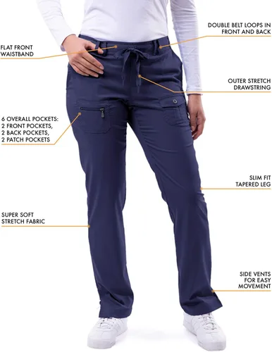 Miniatura 3 de Adar Pro Scrubs para mujer - Pantalones de yoga ajustados