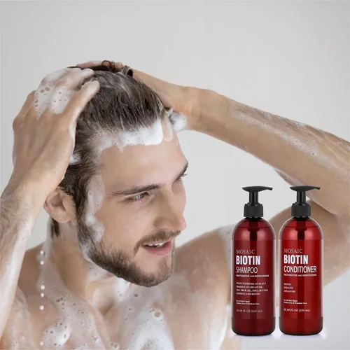 Miniatura 6 de Conjunto de Champú y Acondicionador Voluminizante de Biotina para Cabello Fino y Crecimiento - Tratamiento Anti Pérdida de Cabello Definitivo