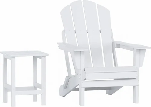 Miniatura 37 de WO Home Furniture - Juego de 3 sillas plegables para exteriores, mesa auxiliar, resistente a la intemperie y a los rayos UV, para césped, jardín